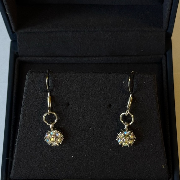 Elegant Silver and multi AB Crystal Earrings - Picture 5 of 6